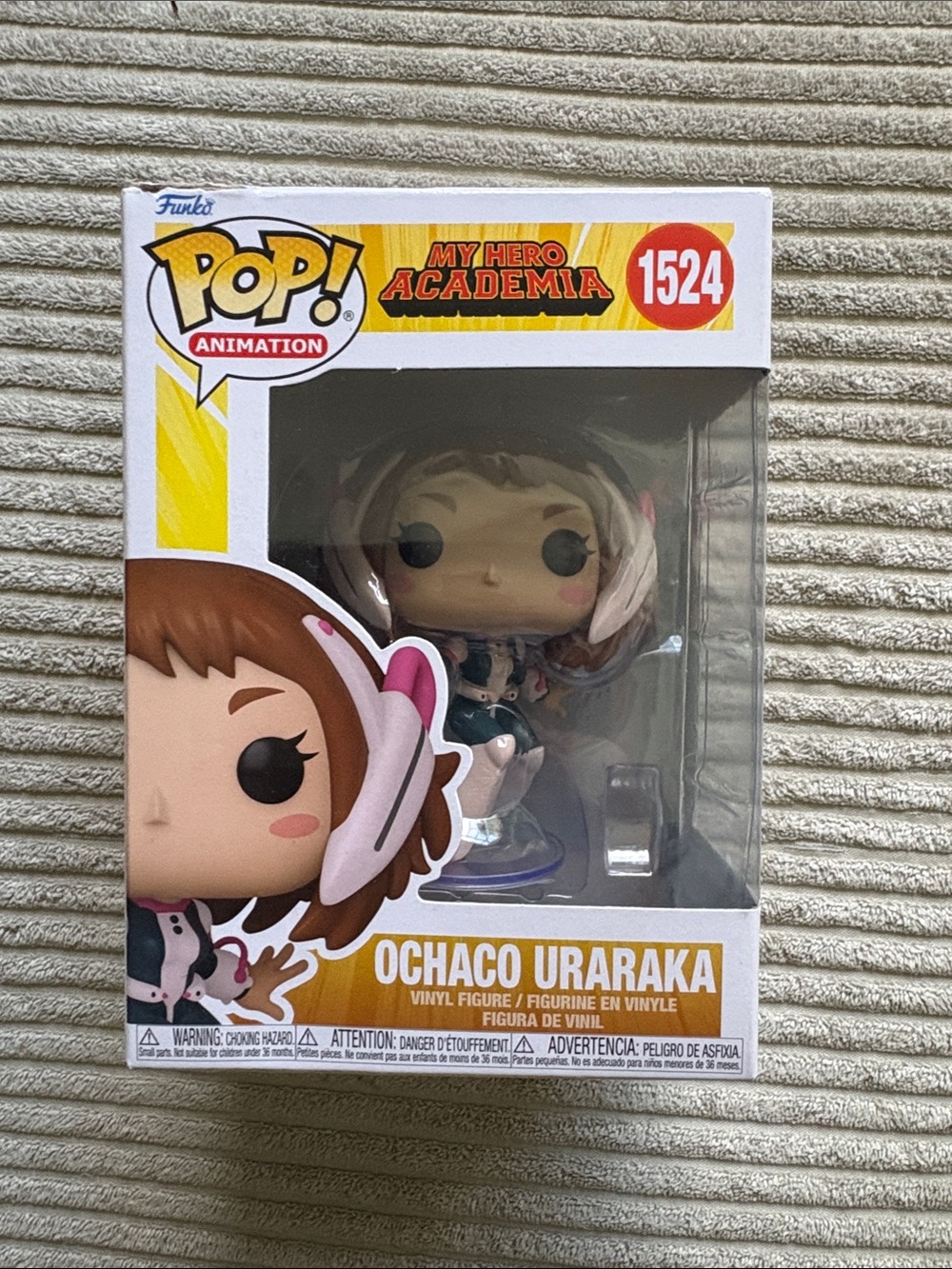 Funko Pop! My Hero Academia Ochaco Uraraka Vinyl Figure - Pink, White, Brown